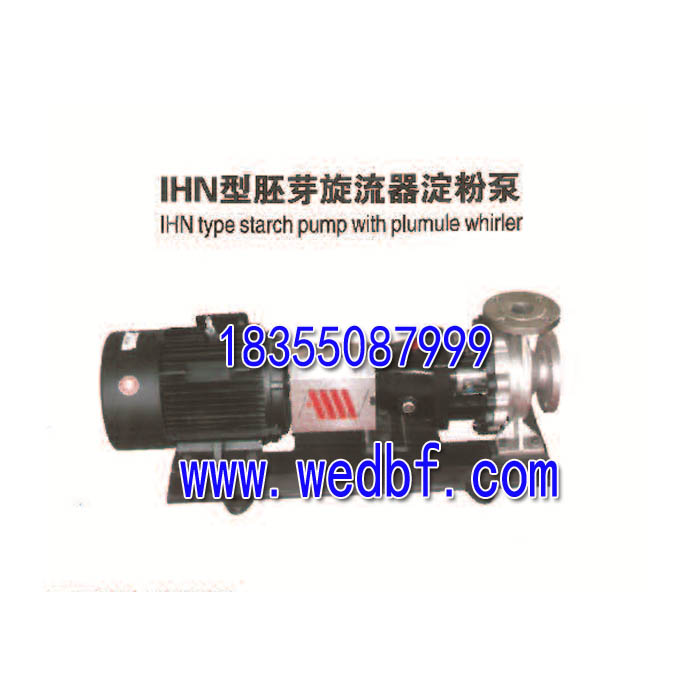 IHN型胚芽旋流器淀粉泵